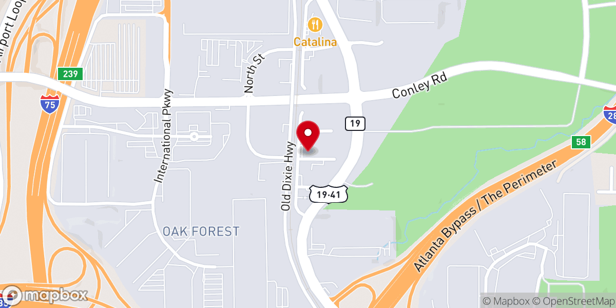 Map showing location of The New House of Refuge Outreach Ministries Inc