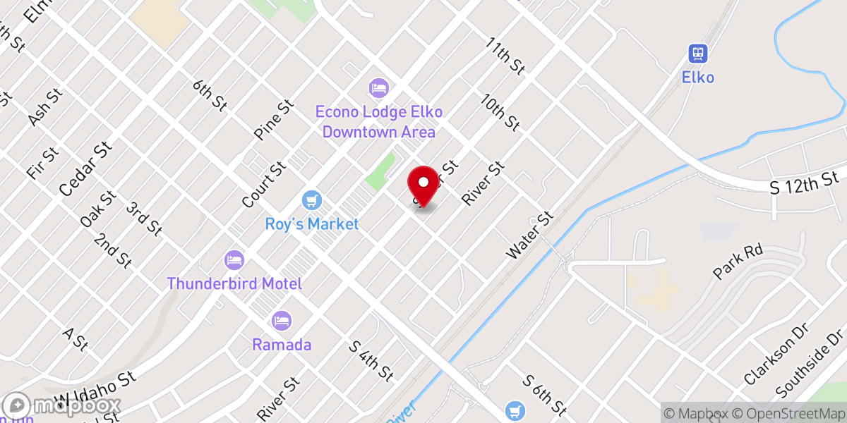 Map showing location of New Revival Church
