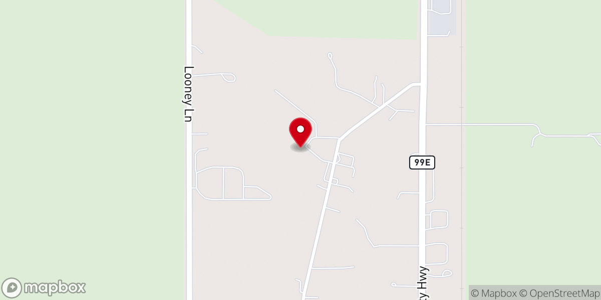 Map showing location of Grace Bible Fellowship
