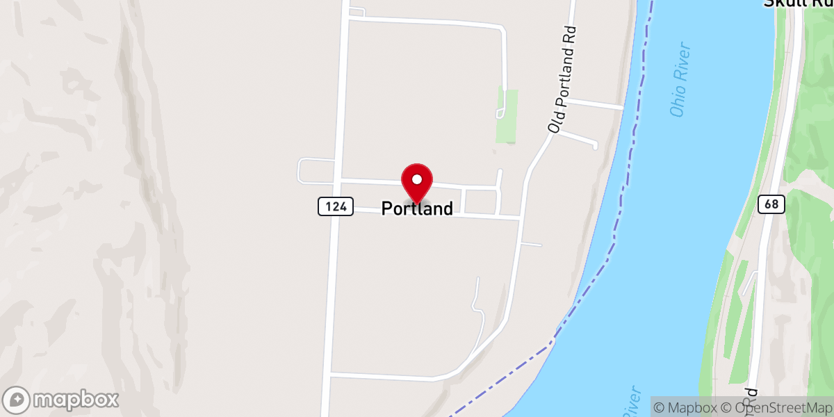 Map showing location of Hazael Church