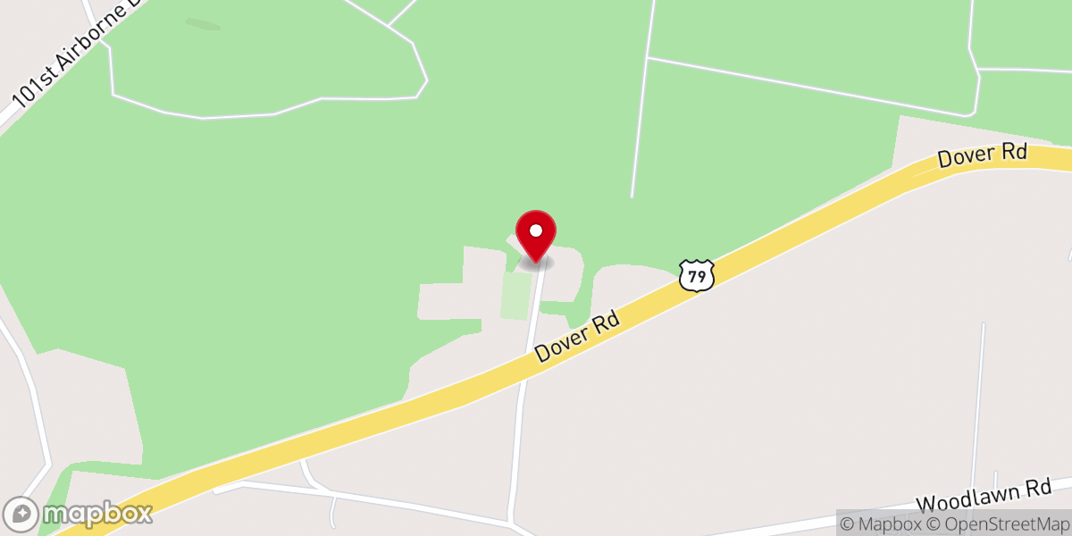 Map showing location of Elizabeth Church