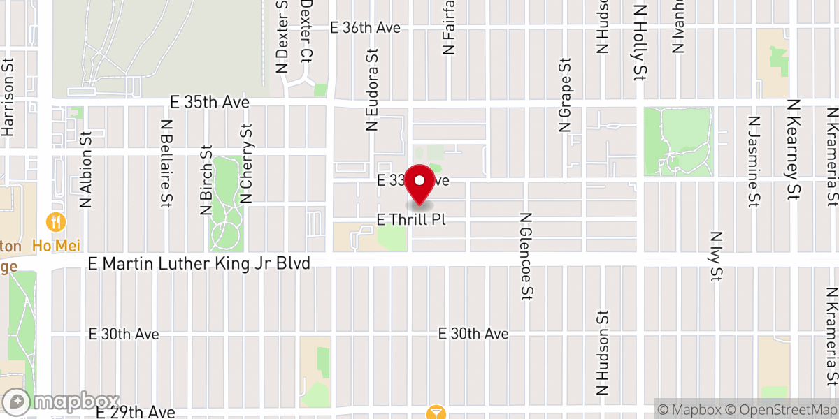 Map showing location of Graham Memorial Church of God in Christ