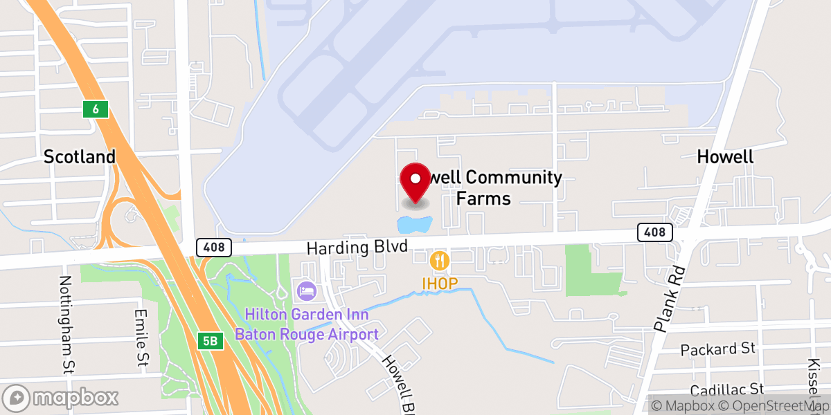 Map showing location of City Parish Government: Division B