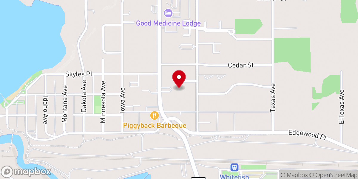 Map showing location of St Peter Lutheran Church