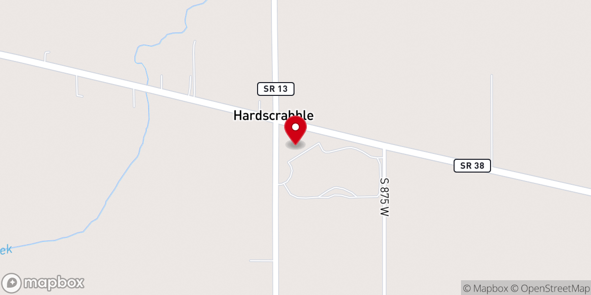 Map showing location of Trinity Life Center