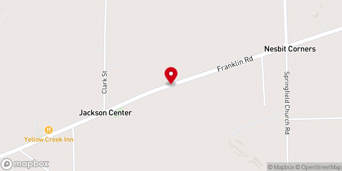 Map showing location of Calvary Tabernacle