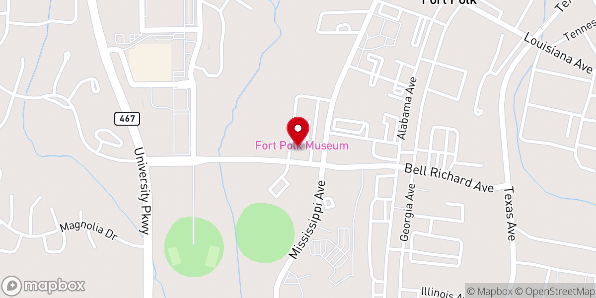 Map showing location of Family Advocacy
