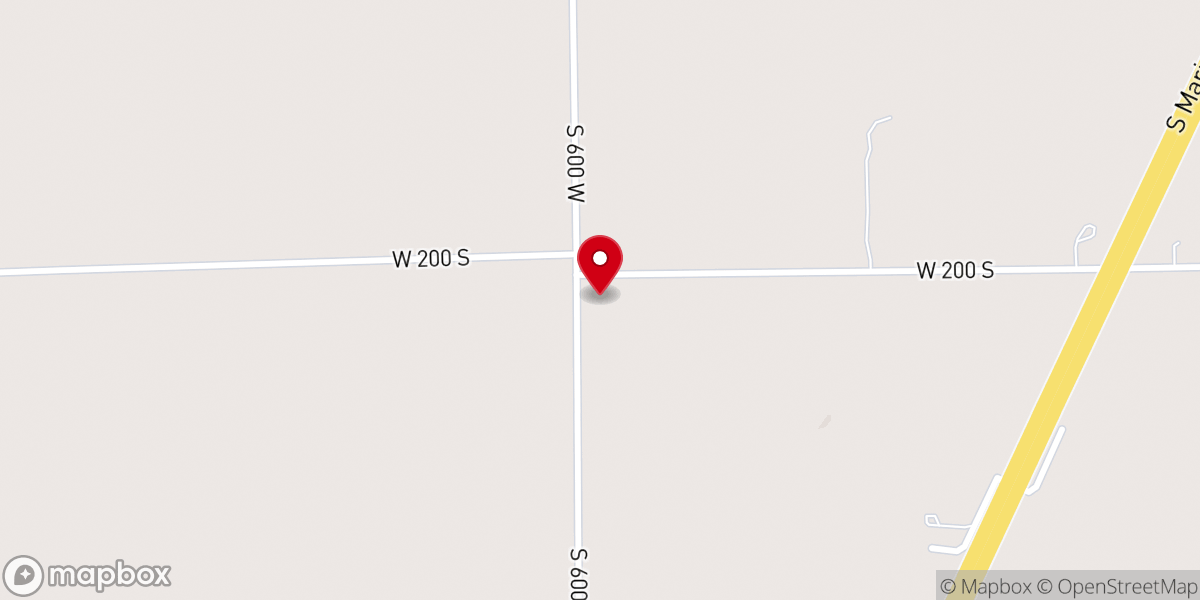 Map showing location of Pilcher's Chapel United Methodist Church