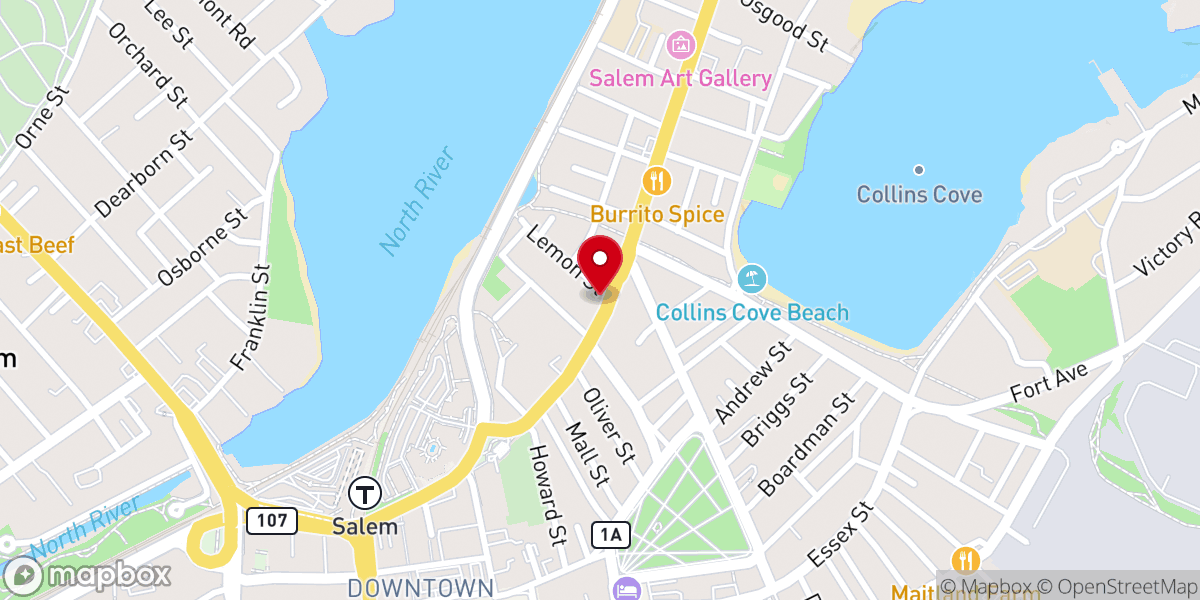Map showing location of St. John the Baptist Ukrainian Catholic Church