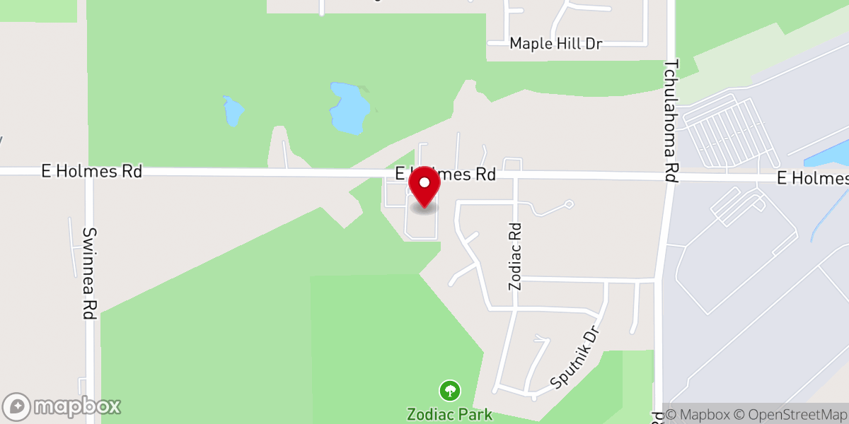 Map showing location of Spiritual Life Ministries Inc