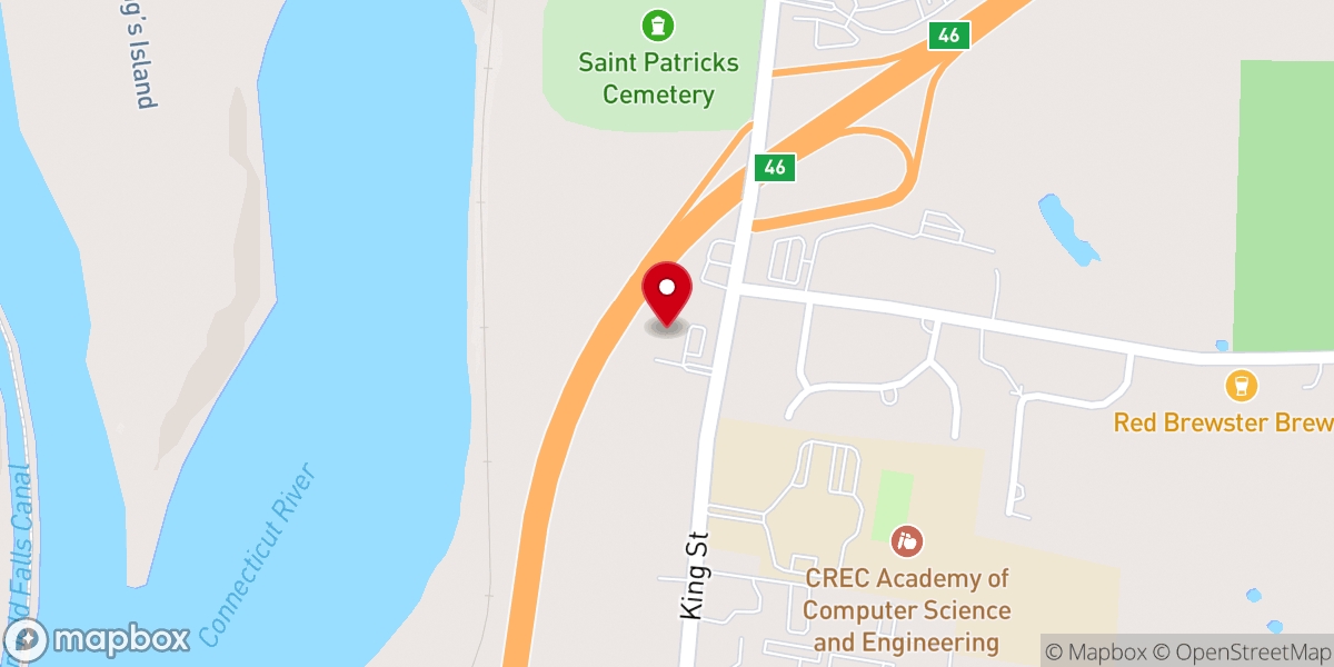 Map showing location of Grace & Glory Church