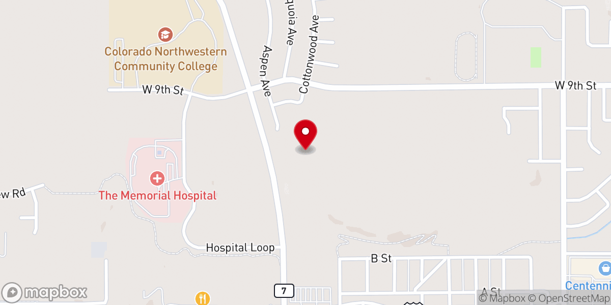 Map showing location of Craig Mennonite Church