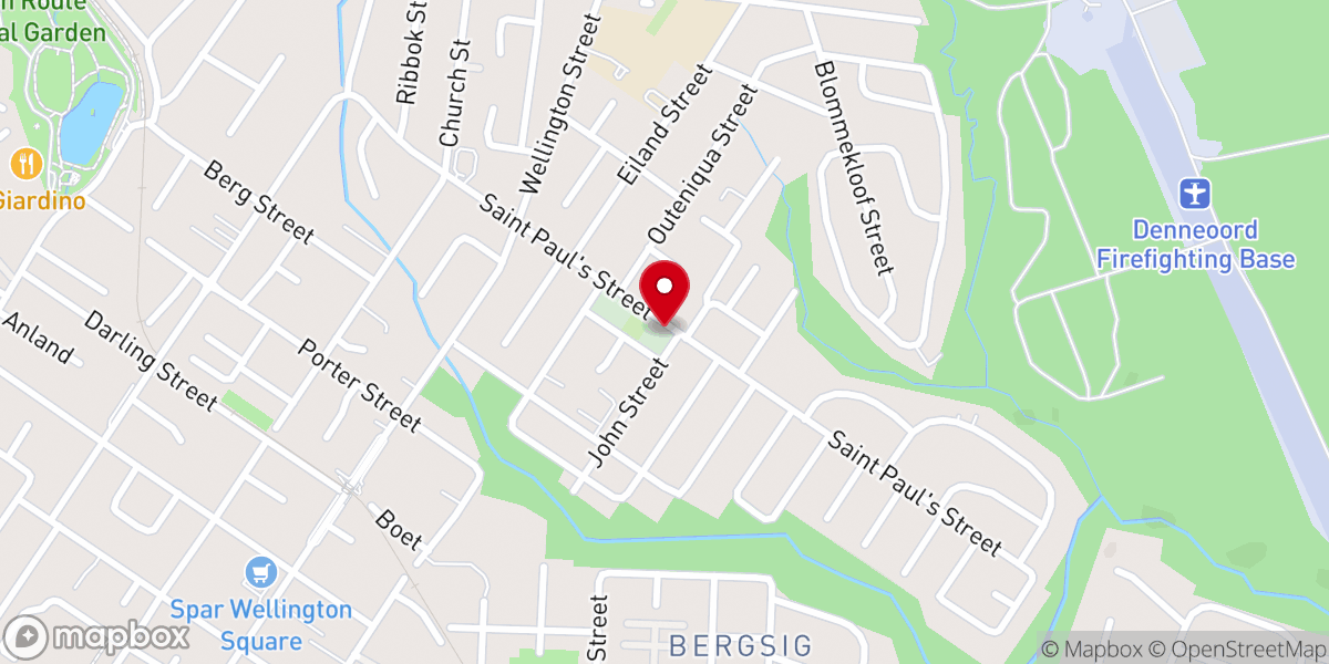 Map showing location of Afrikaanse Protestantse Kerk George