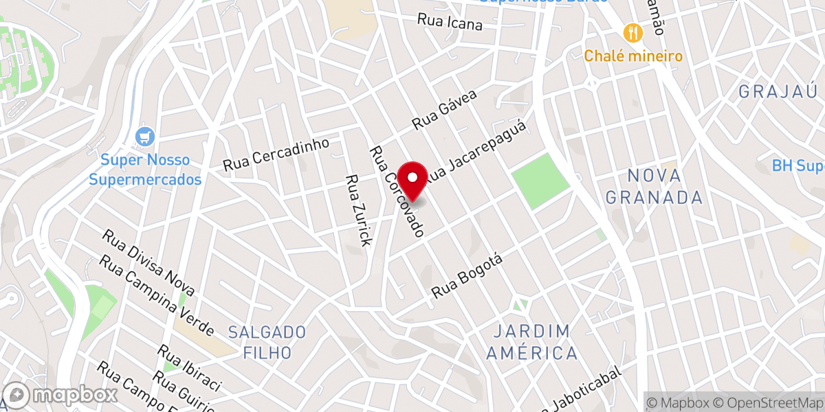 Map showing location of Paróquia São Jorge
