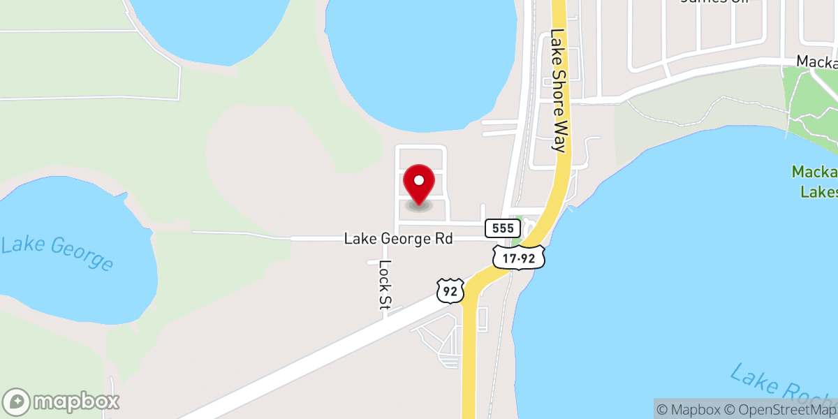 Map showing location of Greater Life Worship Center Int’l