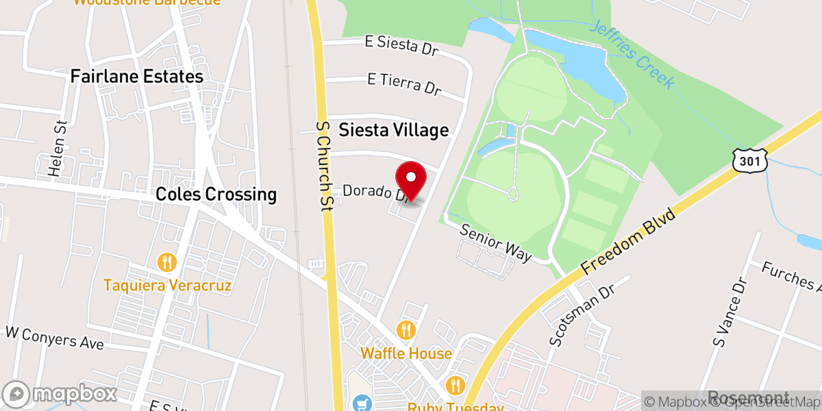 Map showing location of Christian Assembly Church