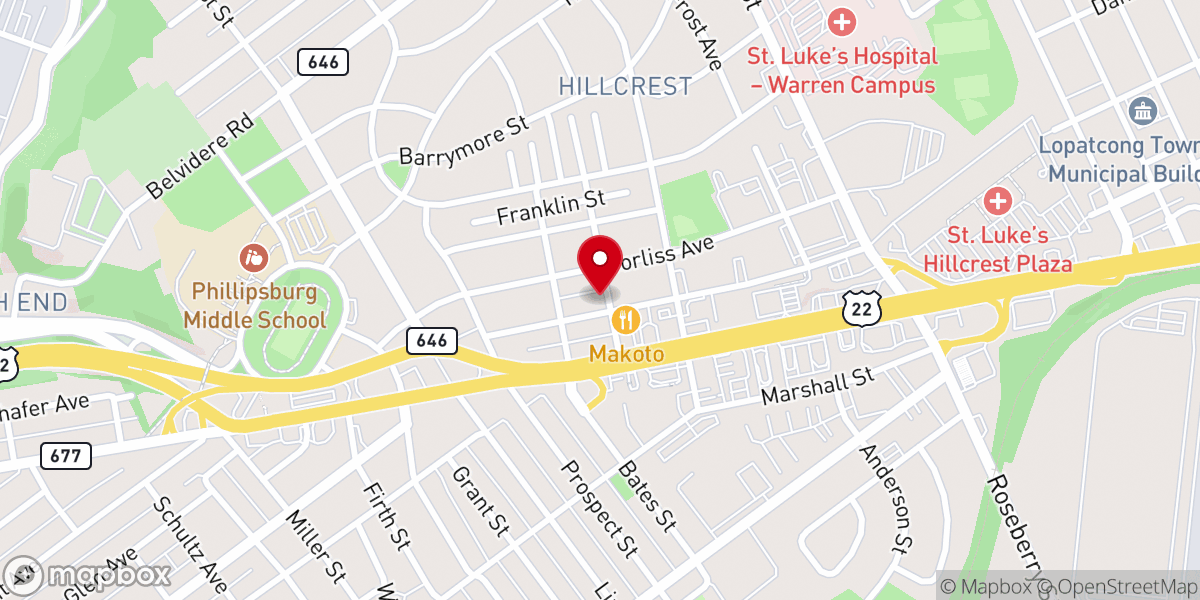 Map showing location of Iglesia Pentecostal ''Recibireis Poder'' Inc