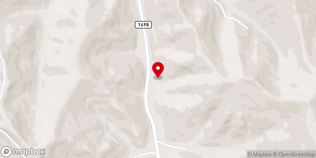 Map showing location of Bevinsville