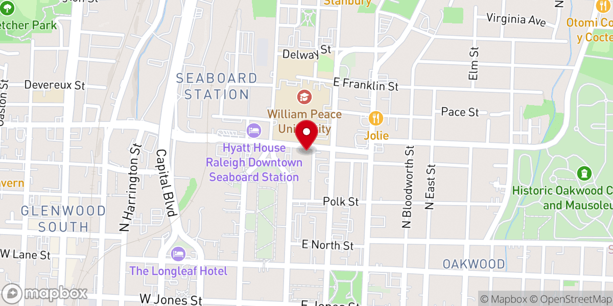 Map showing location of Holy Trinity Church
