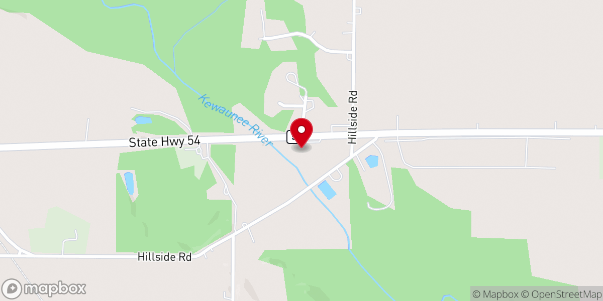 Map showing location of Country Bible Church