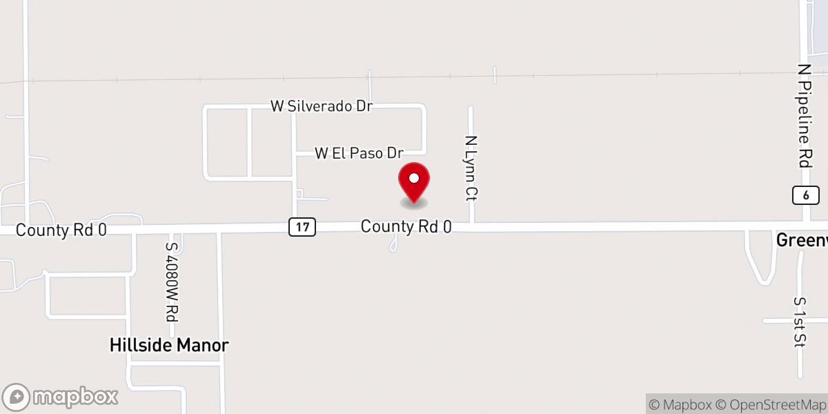 Map showing location of Countryside Church