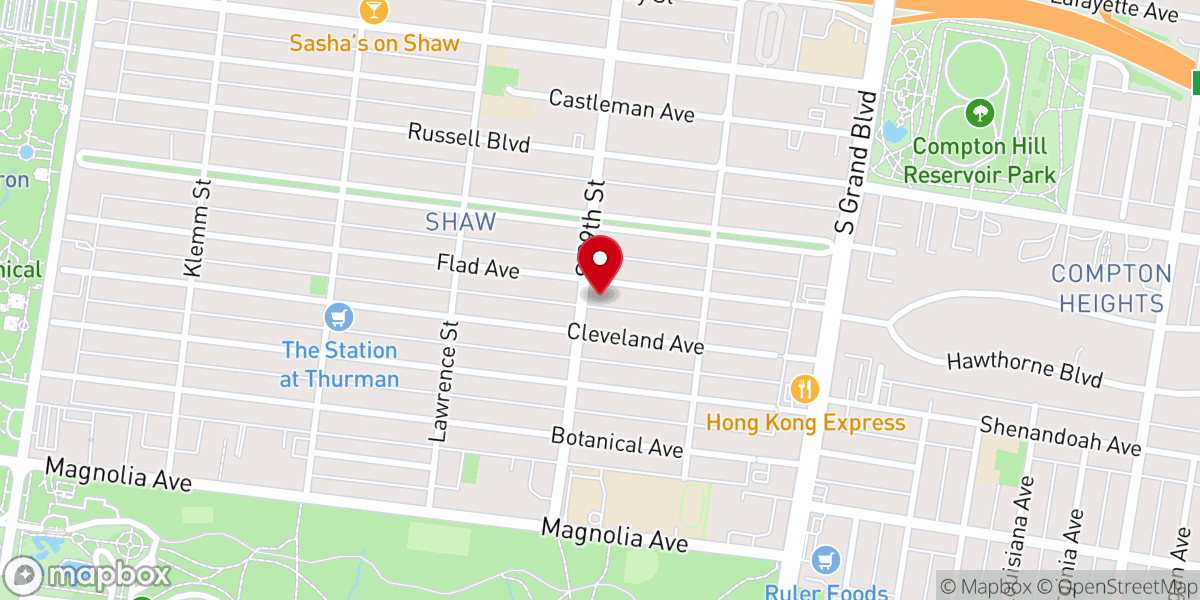 Map showing location of St. Margaret of Scotland Catholic Church