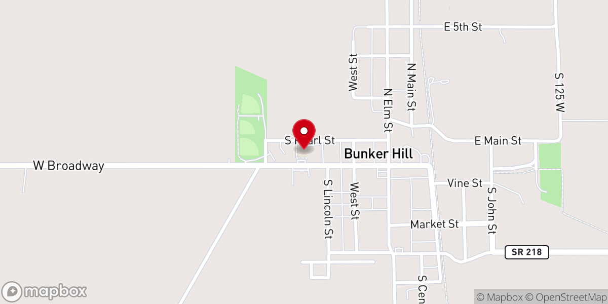 Map showing location of Broken Life Ministries