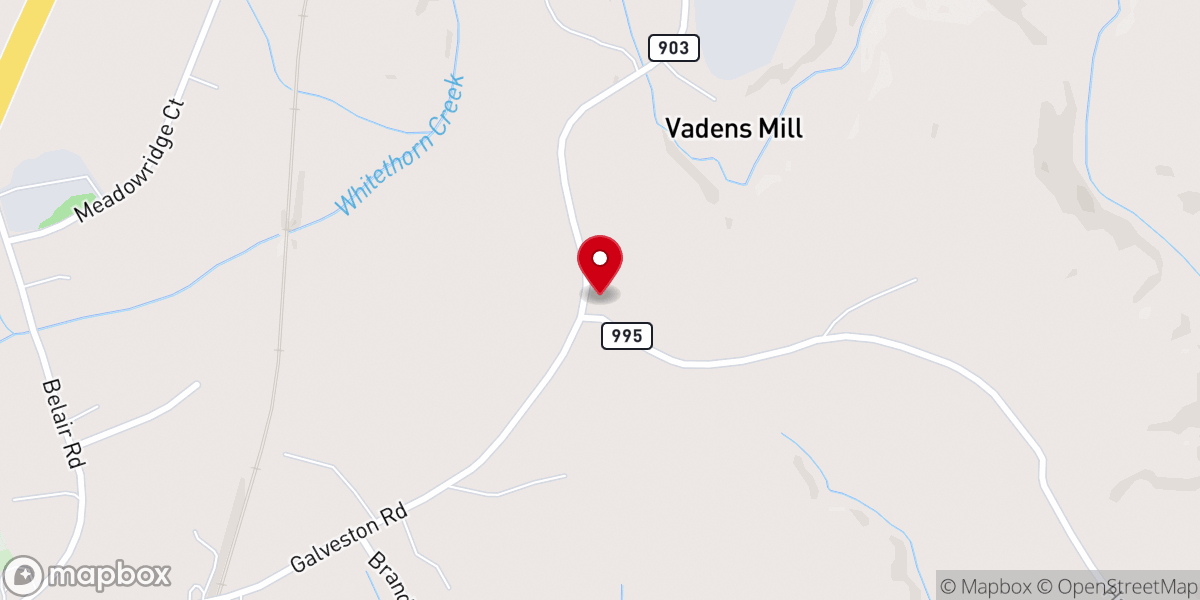 Map showing location of Faith Hope Tabernacle Holiness