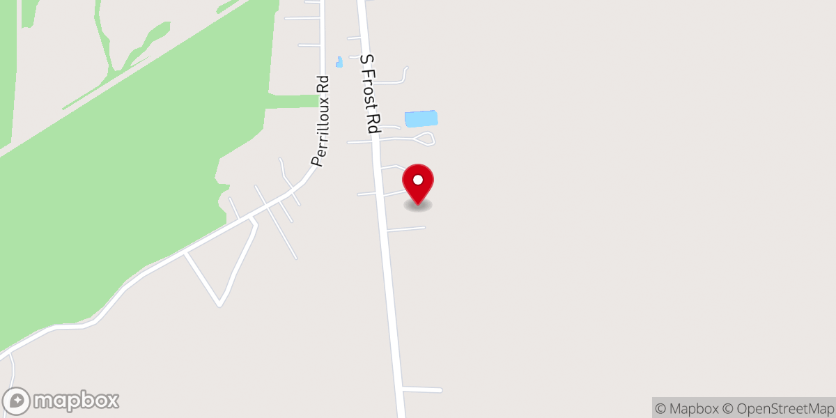 Map showing location of Oak View Baptist