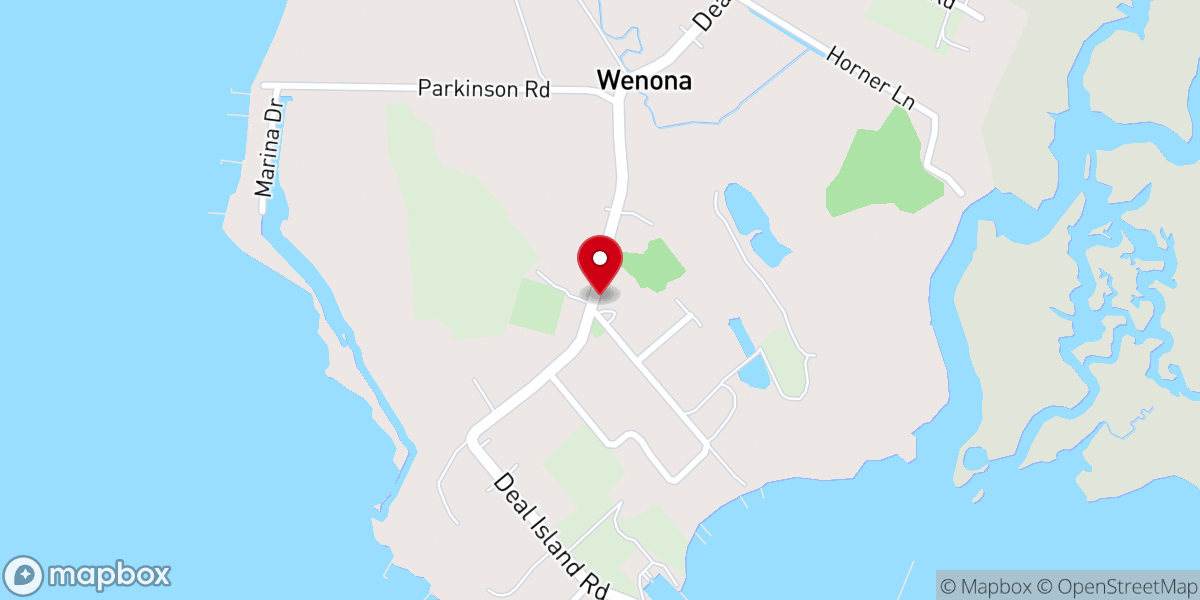 Map showing location of Saint Pauls Church