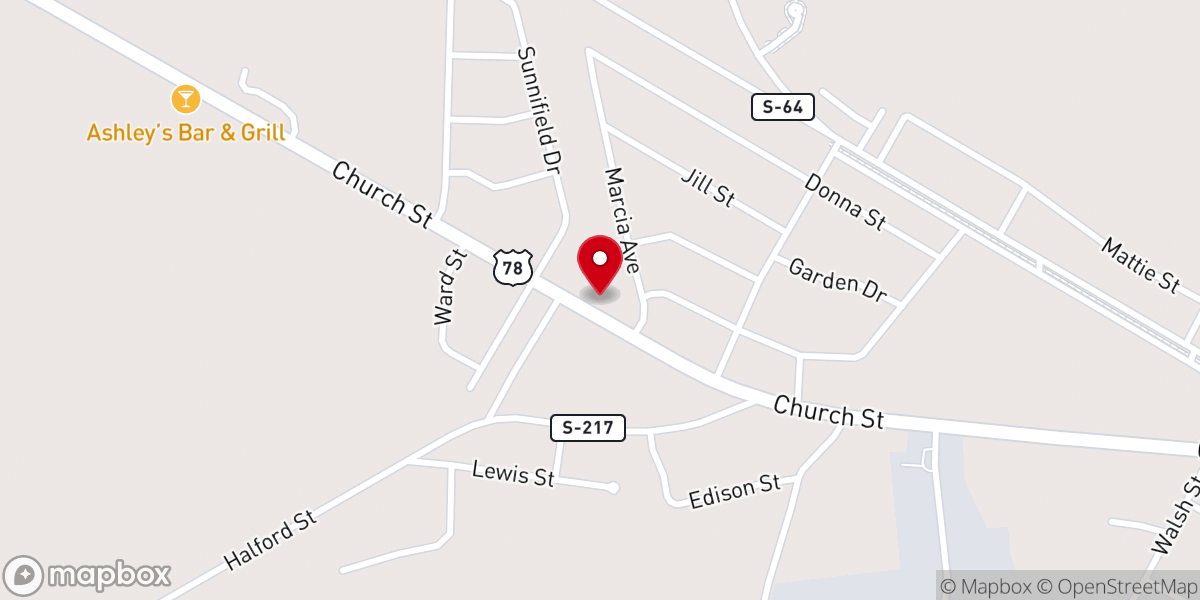 Map showing location of Abc Sunny's Party Shop