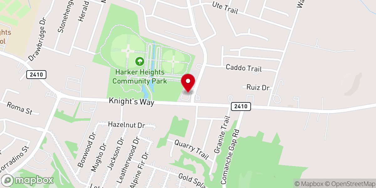 Map showing location of First Church