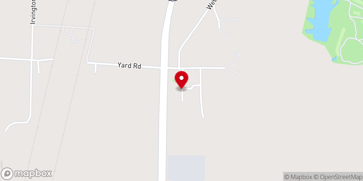 Map showing location of New Horizon Christian School