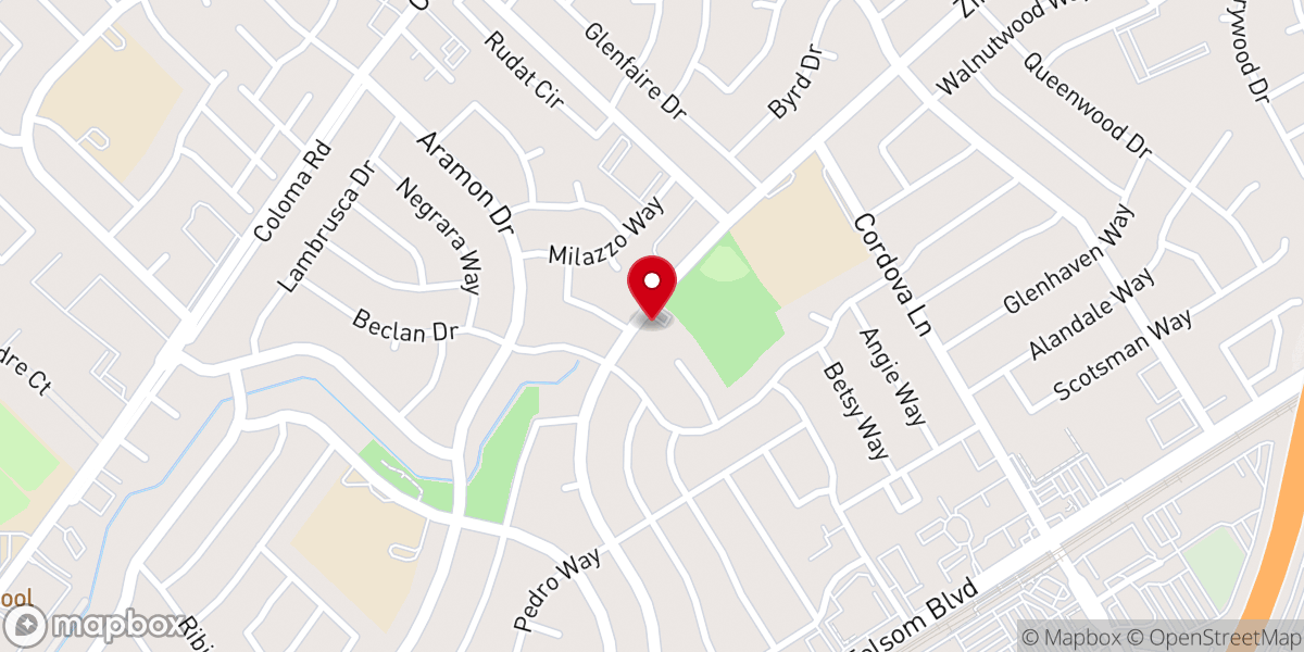 Map showing location of New Life Center Church