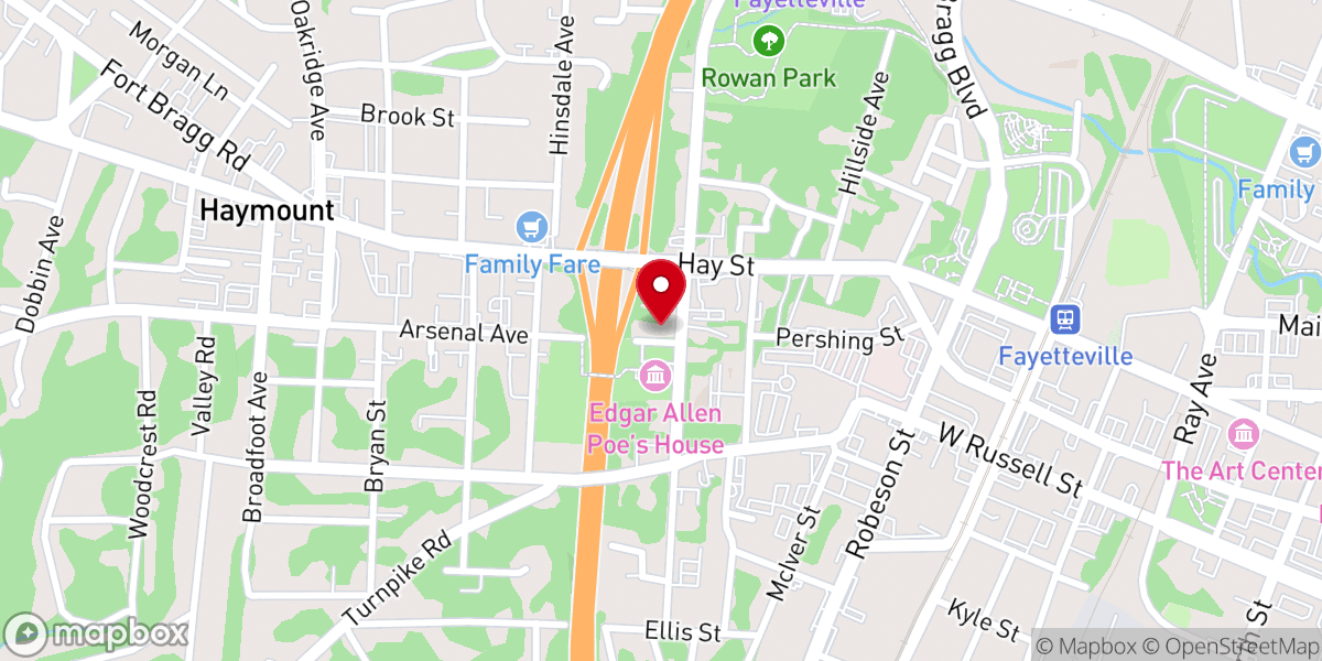 Map showing location of St. Michael Archangel Catholic Church