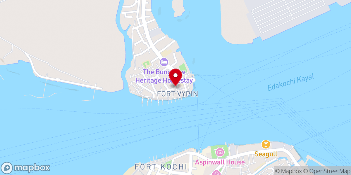 Map showing location of Church of Our Lady of Hope