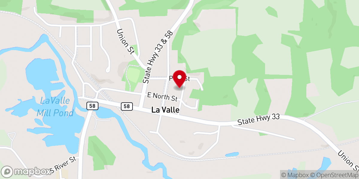 Map showing location of Advent Christian Church