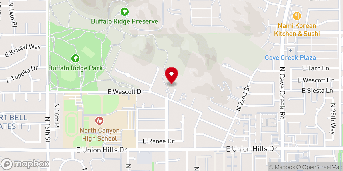 Map showing location of Echo Christian Fellowship Inc