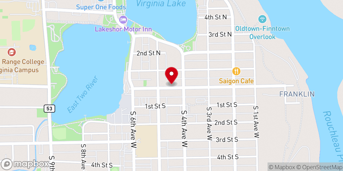 Map showing location of Cornerstone Family Church