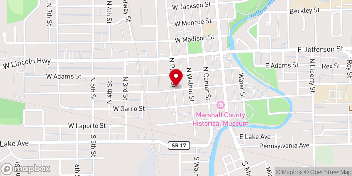 Map showing location of Shalom Fellowship