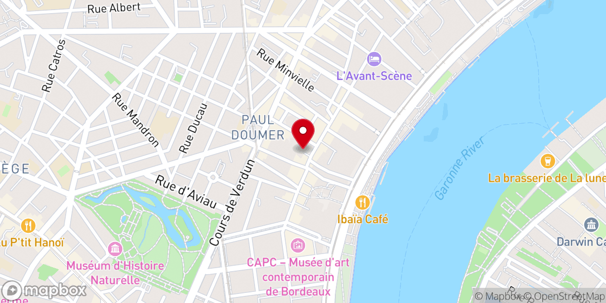 Map showing location of Presbytères
