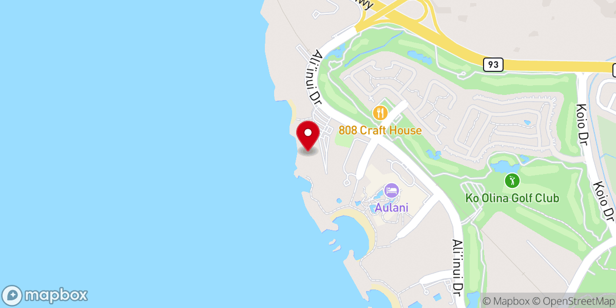 Map showing location of Lanikūhonua Cultural Institute