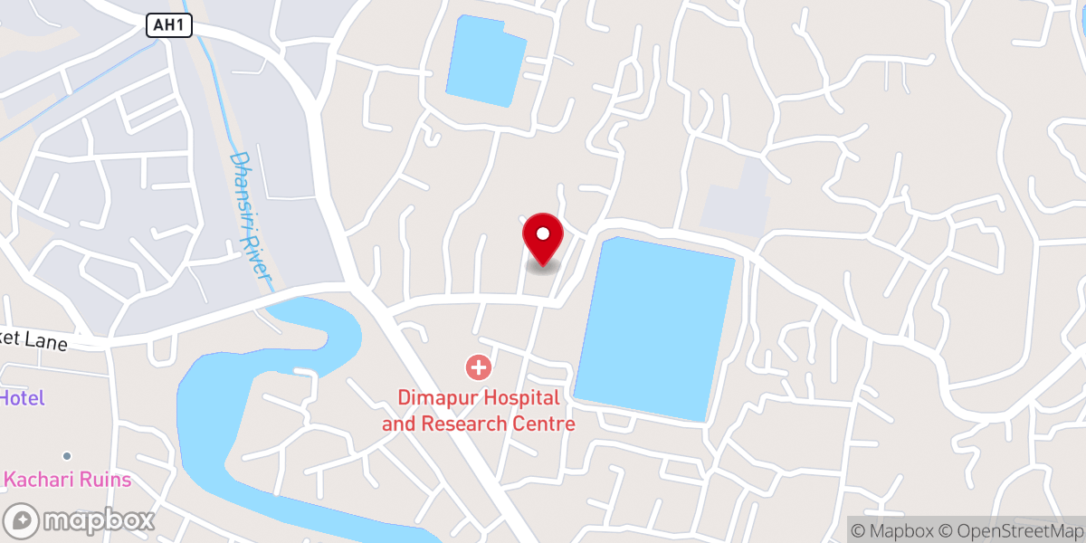 Map showing location of Purana Bazar Sümi Baptist Church