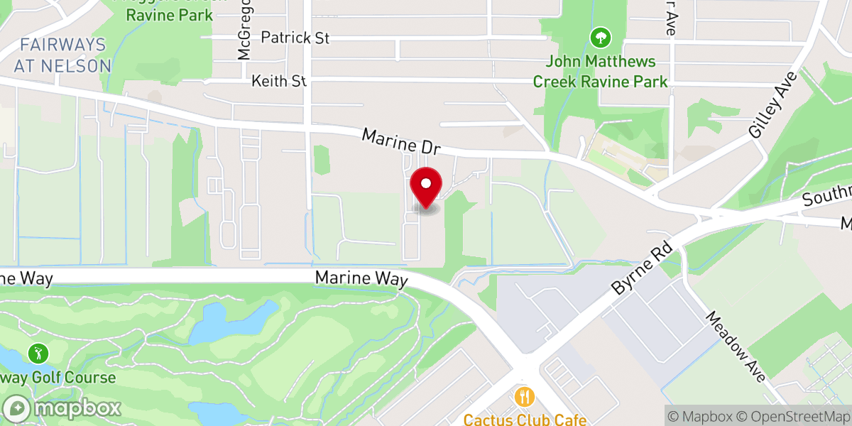 Map showing location of Govinda's Dining