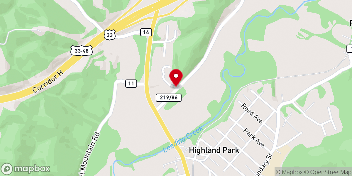 Map showing location of Gospel Light Tabernacle