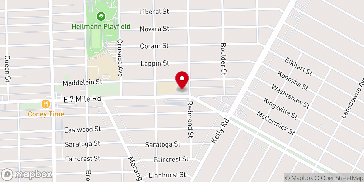 Map showing location of St Jude Parish