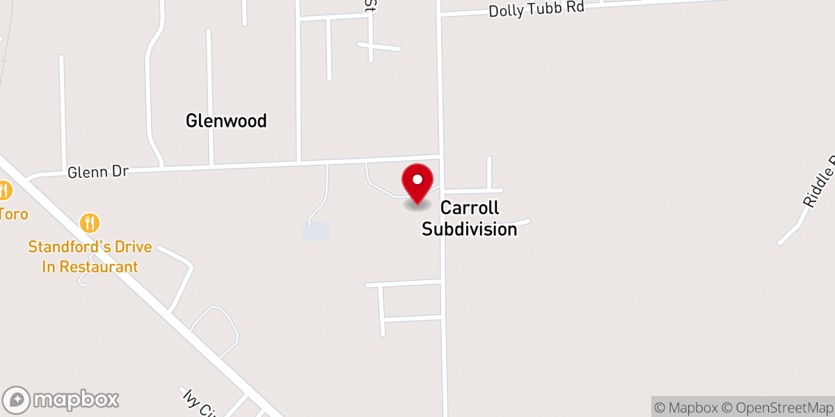 Map showing location of Bethel Apostolic Church