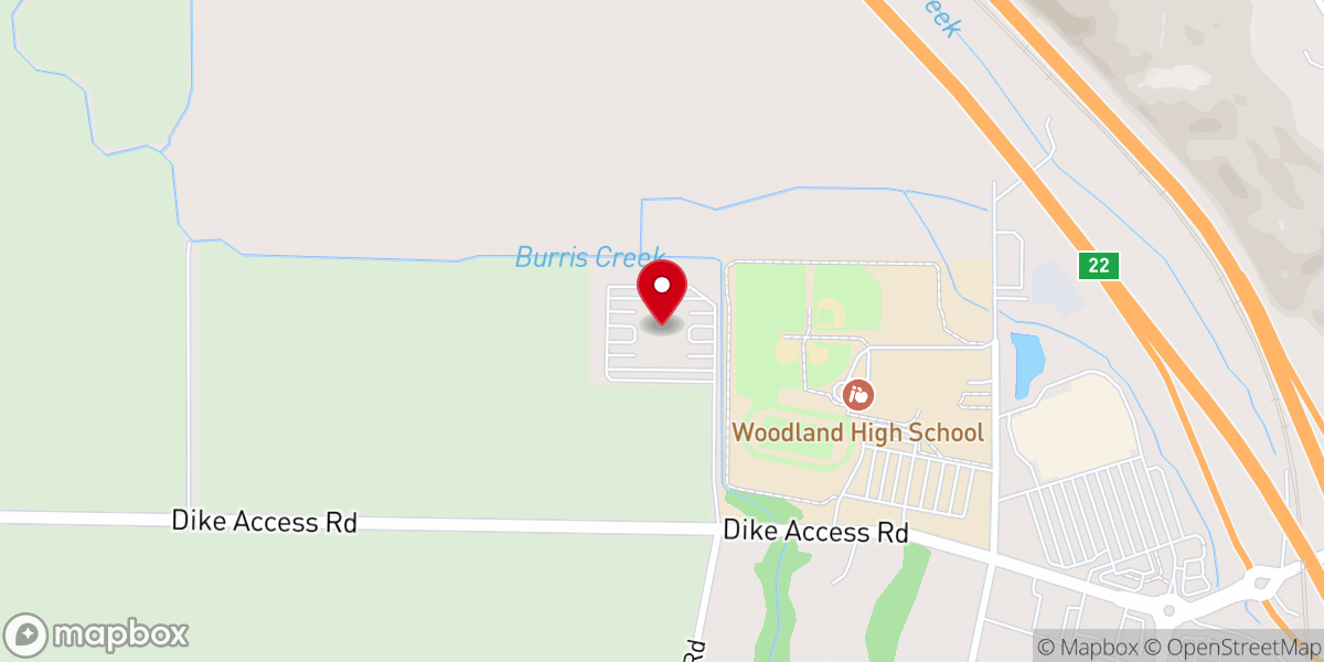Map showing location of Old Apostolic Lutheran Church