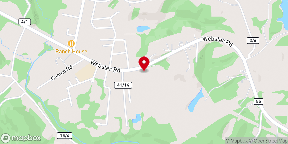 Map showing location of Craigsville Church of Christ