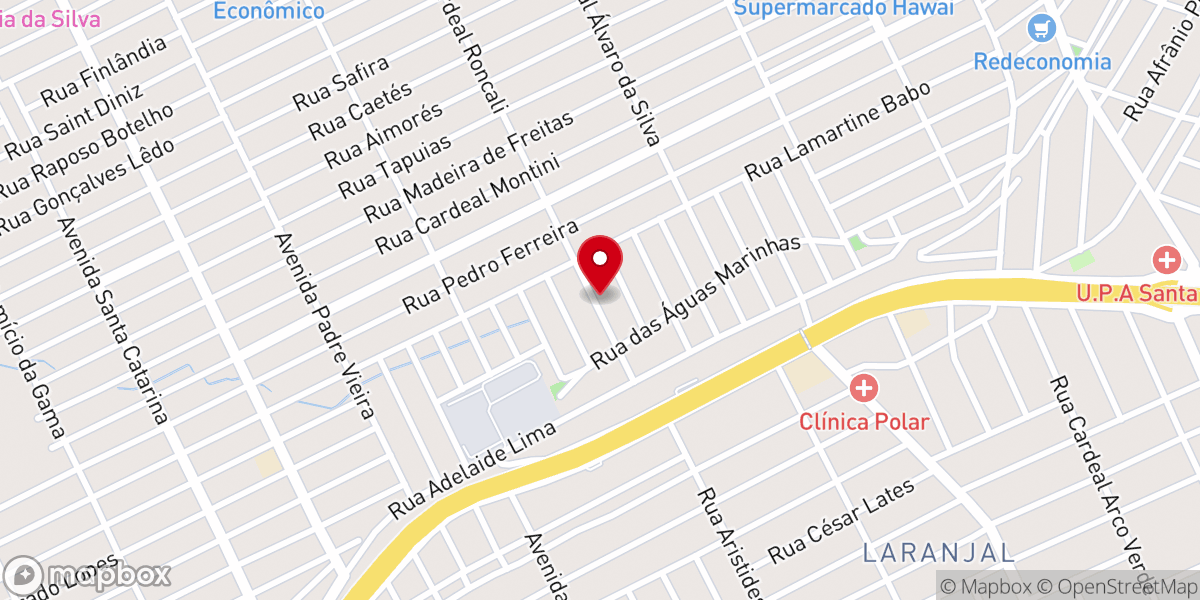 Map showing location of Igreja Batista Memorial em Jardim Catarina